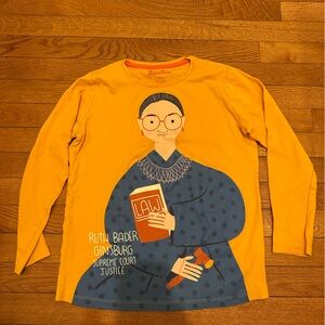 Yellow Graphic long sleeves with RBG Design